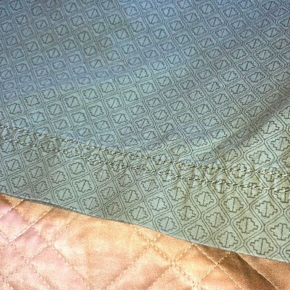 EDDIE BAUER Shorts Green Geometric Pattern Womens Plus Size 14 - Picture 3 of 9